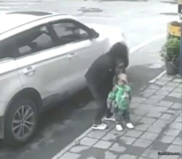 Toddler Falls Under a Car 1