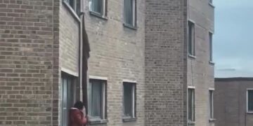 Woman Walks Off After Falling From a Few Stories of Height 18