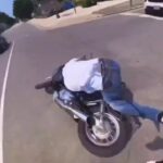 Biker's Bone Sticking Out After a Nasty Accident 1