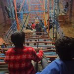 Funfair Worker Climbs onto a Swing Ride and Hit Himself 1