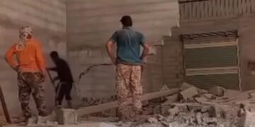 Worker Hit Wall, Wall Hit Worker 14