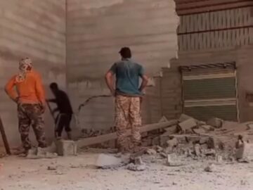 Worker Hit Wall, Wall Hit Worker 15