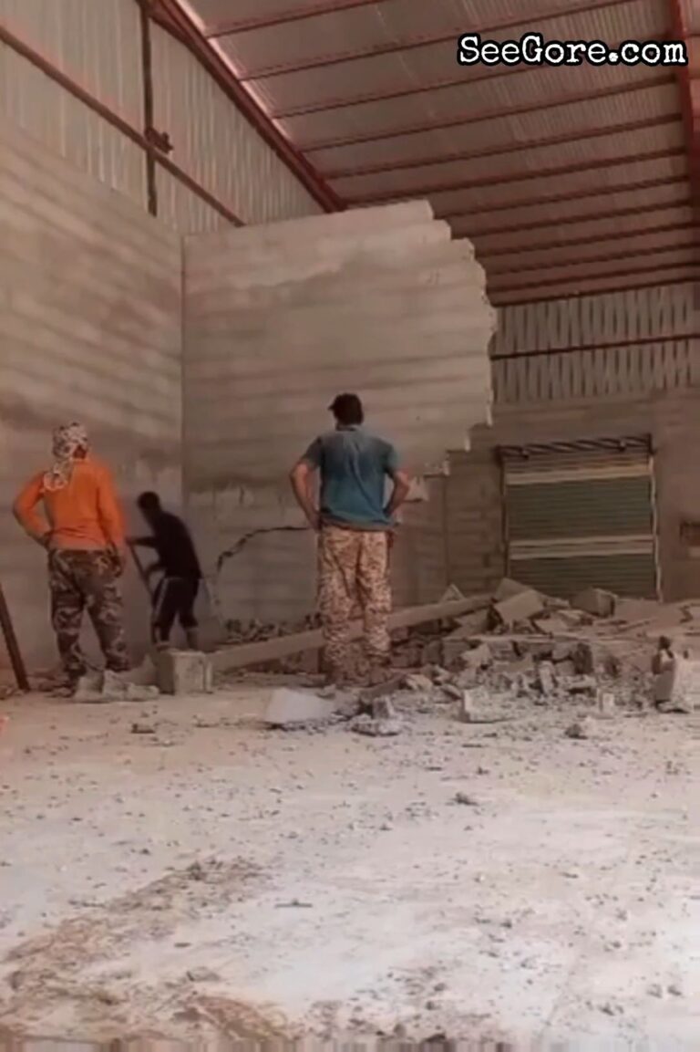 Worker Hit Wall, Wall Hit Worker 14